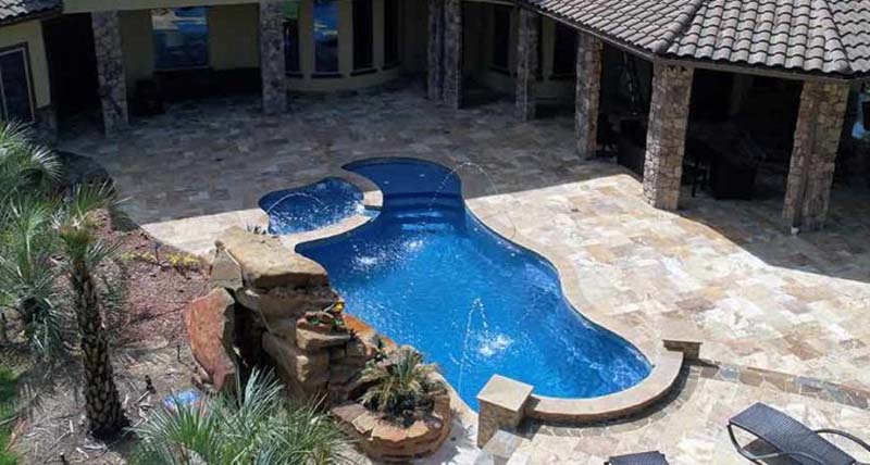 Latham Fiberglass Pool Shapes Cancun Deluxe