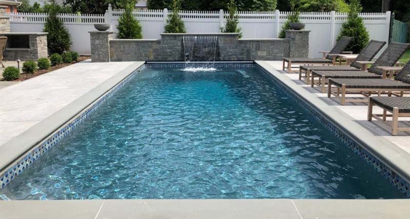 Latham Fiberglass Rectangular Shaped Pools St. Thomas