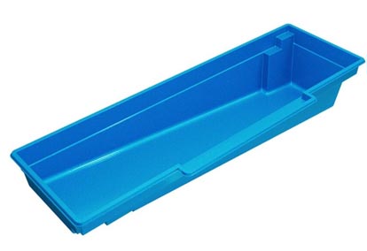 Latham Fiberglass Rectangular Shaped Pools Tuscan 14.40