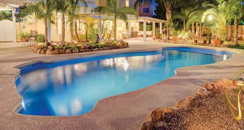 Latham Fiberglass Pool Shapes Gulf Shore